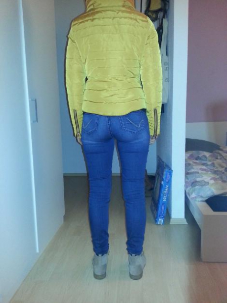 Winterjacke Jacke Zara gelb :: Kleiderkorb.de