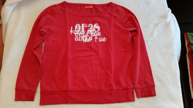 Roter Pulli von Fishbone