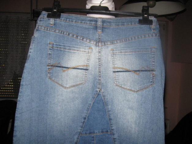 *** Langer Jeansrock ~ Stiefelrock ~ Für jede Jahreszeit *** 