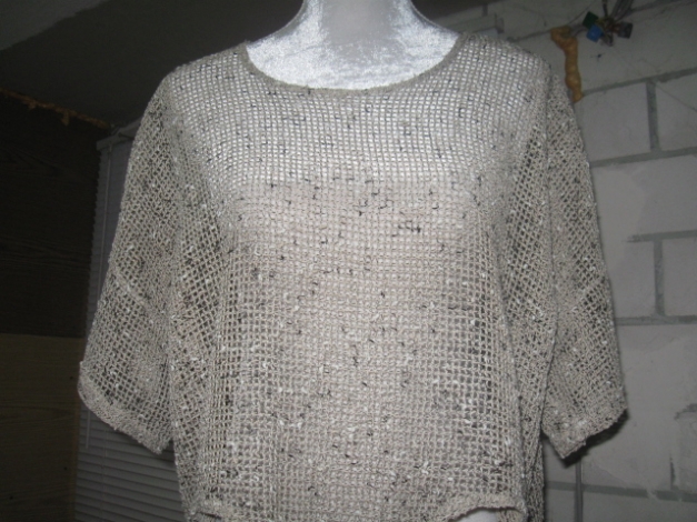  *** Netzzipfelshirt ~ Hängerchen ~ Lochstrick ~ Lagenlook ***