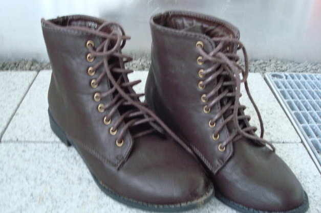 Braune leichte Boots, Schnürboots, Schuhe, Schnürschuhe, Stiefel, Stiefeletten, Schuhe #Atmosphere
