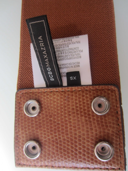 BCBG Max Azria Gürtel Taillengürtel Gr. XS - cognac