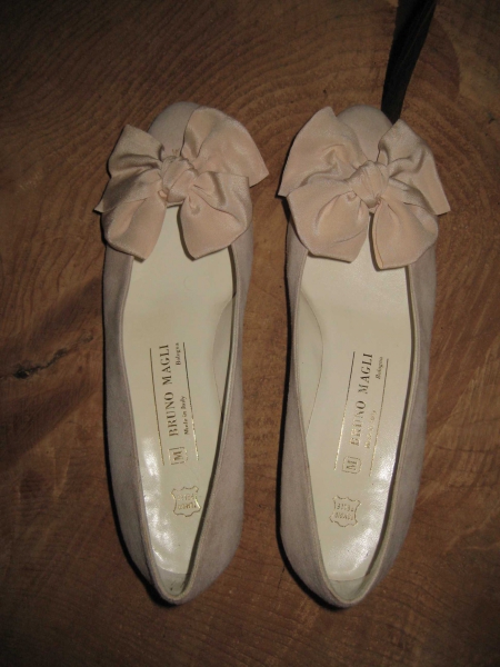 Original Vintage Bruno Magli Halbschuhe Größe 38,5