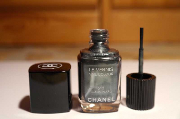 Chanel Nagellack Le Vernis 513 Black Pearl Grau