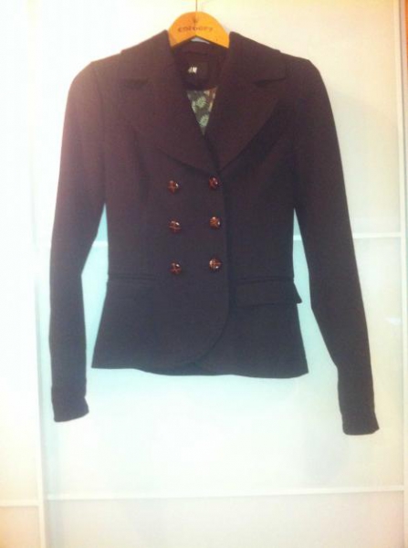schwarze Jacke von H&M