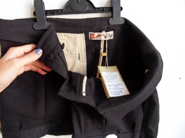 Raffinierte Kulte Shorts Gr. 27 S 36 38 Bindegürtel drapiert Paperbag