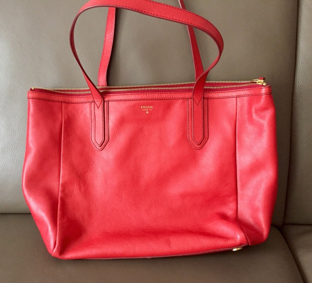 Fossil Tasche rot
