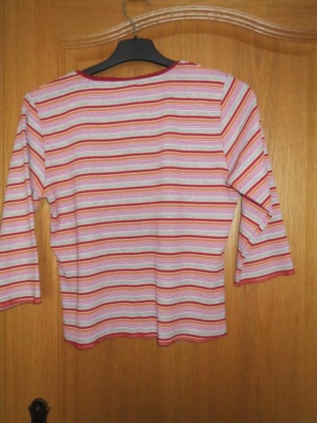 T-Shirt,3/4Arm,gestreift,NEU