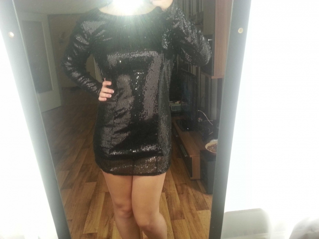 Super Sexy Pailletten Kleid