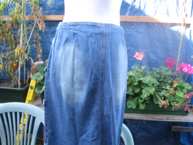 *** Raffinierter langer Jeansrock *** 