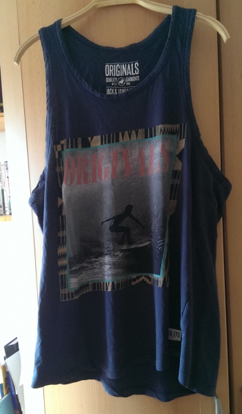 Dunkelblaues Tanktop