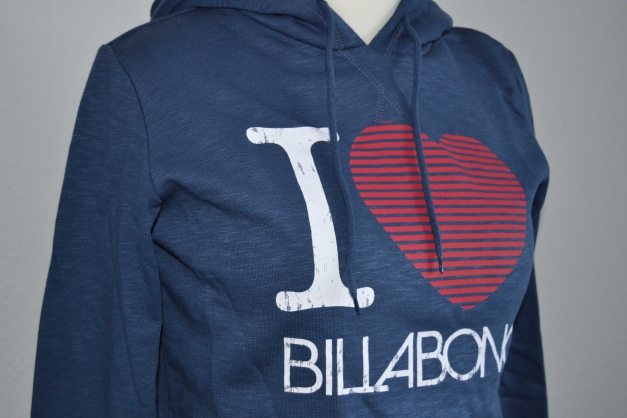 Hoodie Kapuzen Pullover von Billabong Blau Gr. M Neu