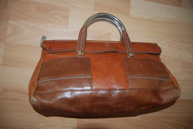Leder Handtasche Tasche Vintage True Trendi