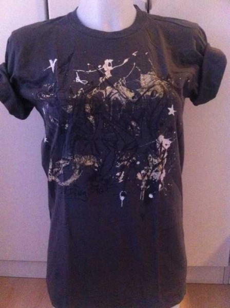 Bleeding Star clothing Band Metal Shirt grey