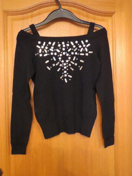 Pullover, Langarm, Gr.S/M 