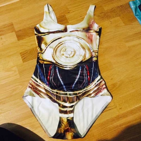 C3PO Badeanzug STAR Wars