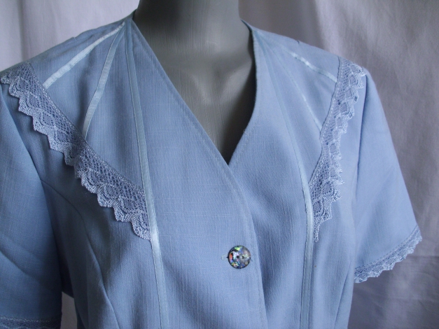 Damenbluse blau Größe M