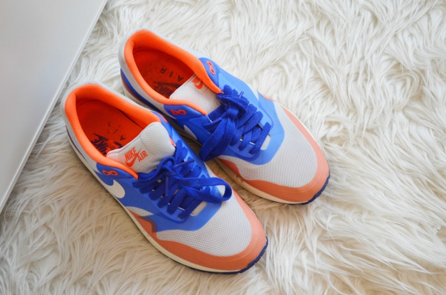 Nike Airmax neon blau/orange