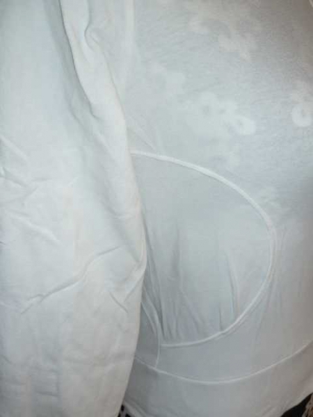 dünne Freizeitjacke / Sportjacke - weiß - Größe 32 / 34