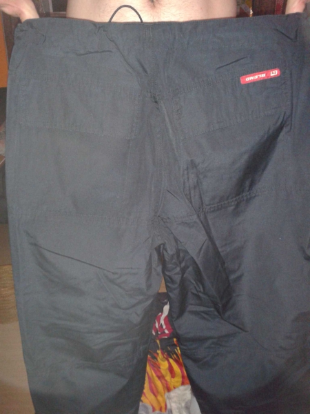 Herren Hose 7/8 schwarz