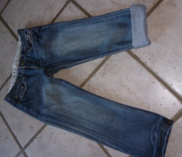 Capri Jeans  Größe 38 mit Waschung