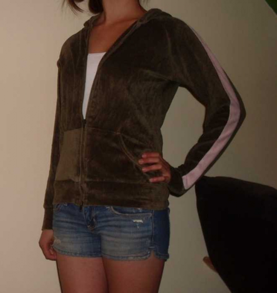 olivegrüne nicki kapuzenjacke 