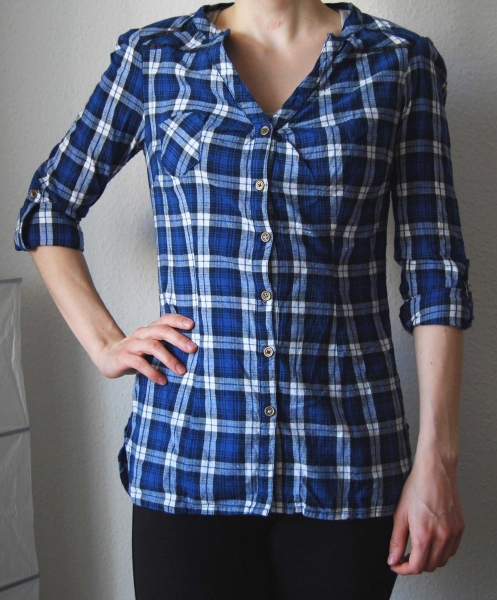 karierte Bluse Hemd Holzfäller Tally Weijl