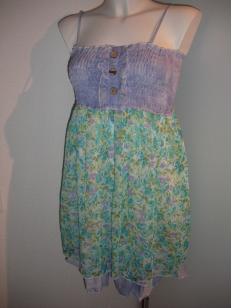 Süßes Sommerkleid-Jeanslook-Gr.34 Top