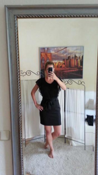 wunderschönes Cocktailkleid mit Chiffon