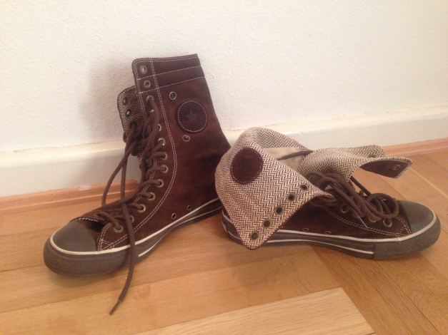 Chucks mit Fischgrätenmuster innen