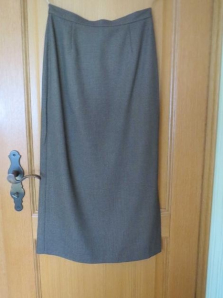 Rock(Maxi-Lang),beige-braun,Neuwertig