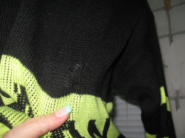  *** Rarität ~ 80-ziger ~ Pullover ~ Strick ~ Neon ~ Shabby ***