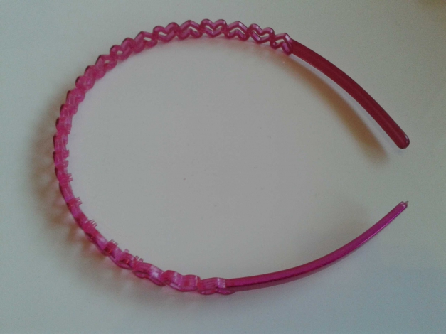 Pinker Herzchen - Haarreif