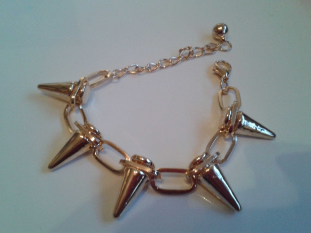 Nieten Armband Goldfarben