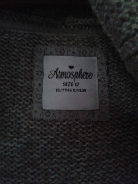 Atmosphere Strick-Cardigan beige-grau Gr. 38 S