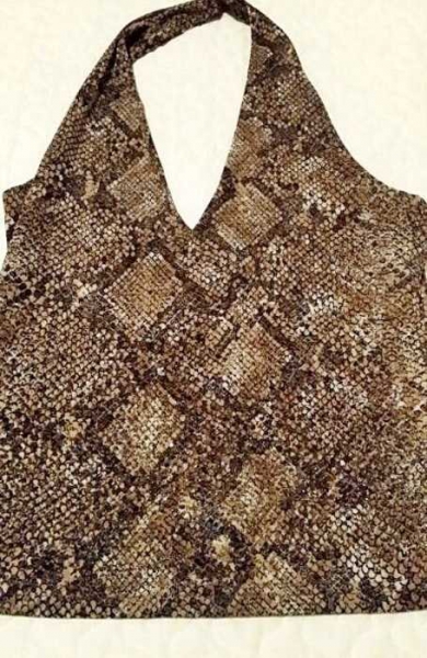 Wunderschöne Edel Top mit Schlangenmuster und Streisssteichen / PSSSY/ Les Possedes