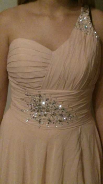 One Shoulder-Abendkleid, NEU