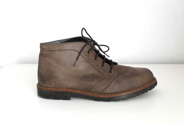 -- Lederschnürer -- Original Hush Puppies Lederboots Braun Gr. 39