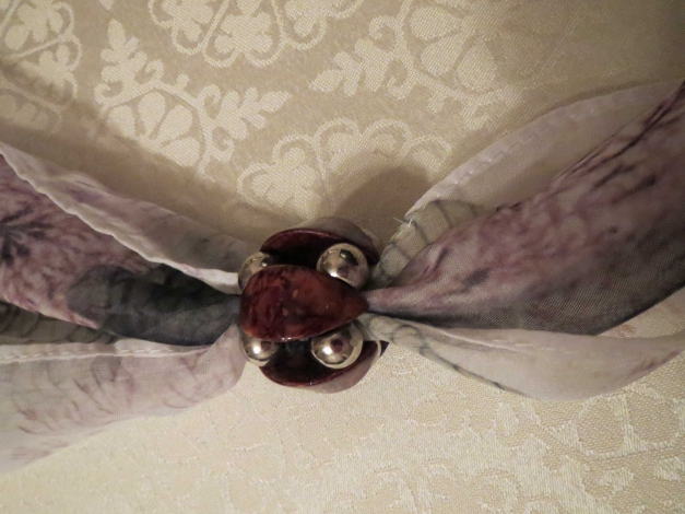 Schalbrosche, sehr praktisch, braun, neu