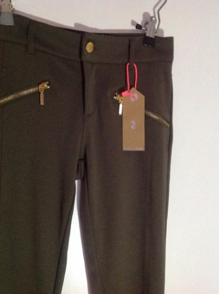 NEUE Preppy Hose in Khaki 34/XS im Reiterstil Leggings Jeggings Treggings 