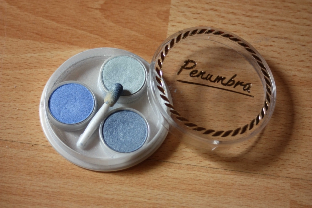 Lidschatten, Eyeshadow, 3 Farben, hellblau