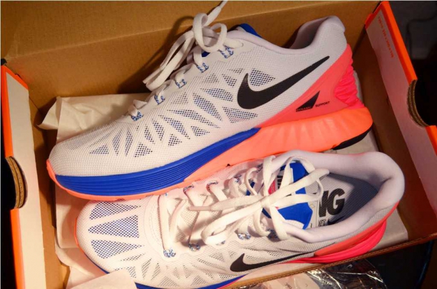 NEU Nike Performance Lunarglide 6 white/ black/ blue