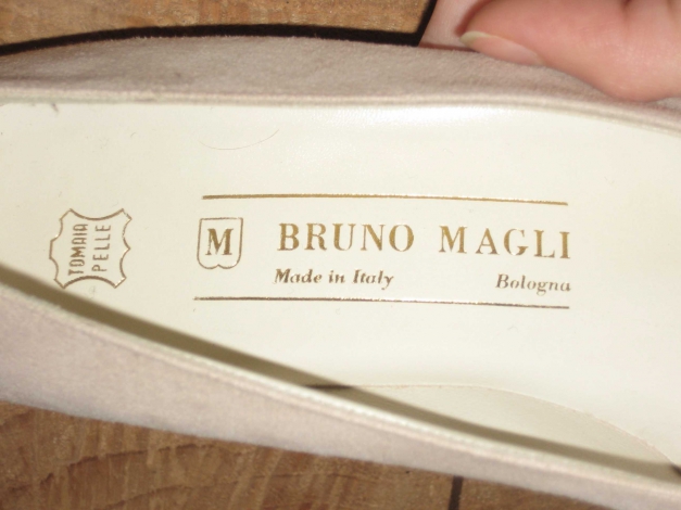 Original Vintage Bruno Magli Halbschuhe Größe 38,5