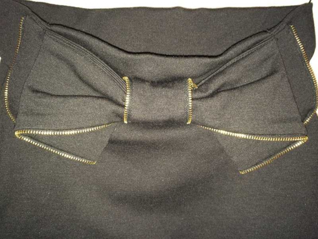 schwarzer Rock Schleife 