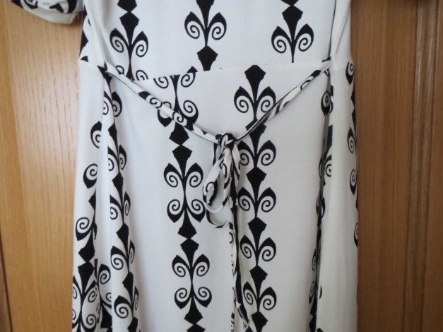 Kleid, Tunika, Gr.36/38, schwarz-weiß, neu