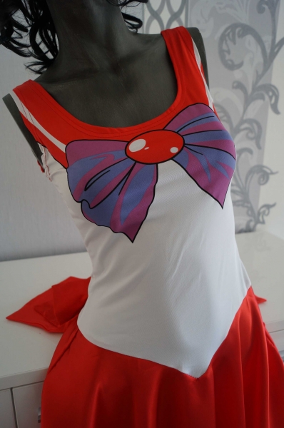 Sailor Moon Sailor Mars Kleid zum Cosplay oder Alltag Alternativ Style M (evtl. auch für S) und XL (auch für L)