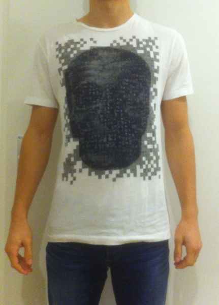 Zara T-Shirt, weiß