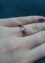 Ring mit Schwalbe größenverstellbar