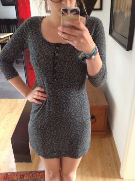 Blumen Kleid Vintage