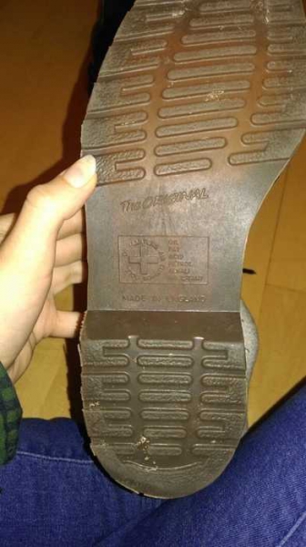 Schwarze Dr. Martens, 10 Loch